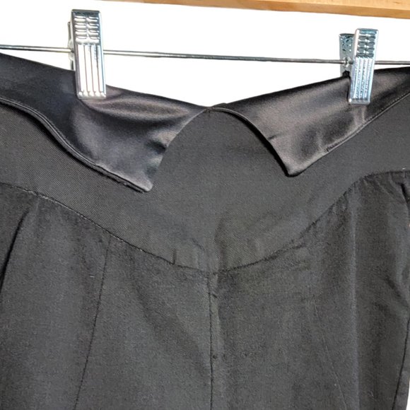 Anomal Couture Black Slim Fit High Waist Pants Trousers Size S - Picture 12 of 12